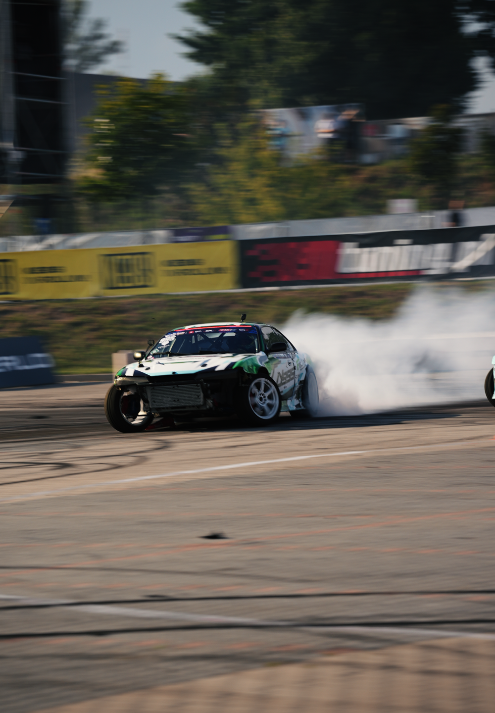 Timur Lypskyi during a drift run
